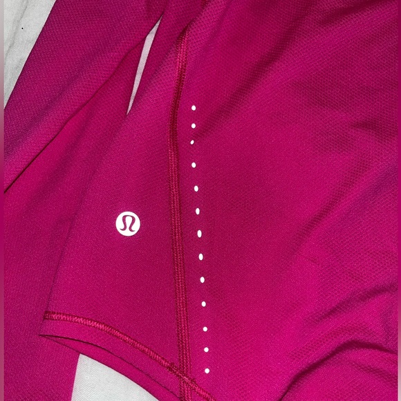 NWOT Lululemon High-Neck Running & Training Long-Sleeve Shirt in Sonic Pink - Picture 6 of 8